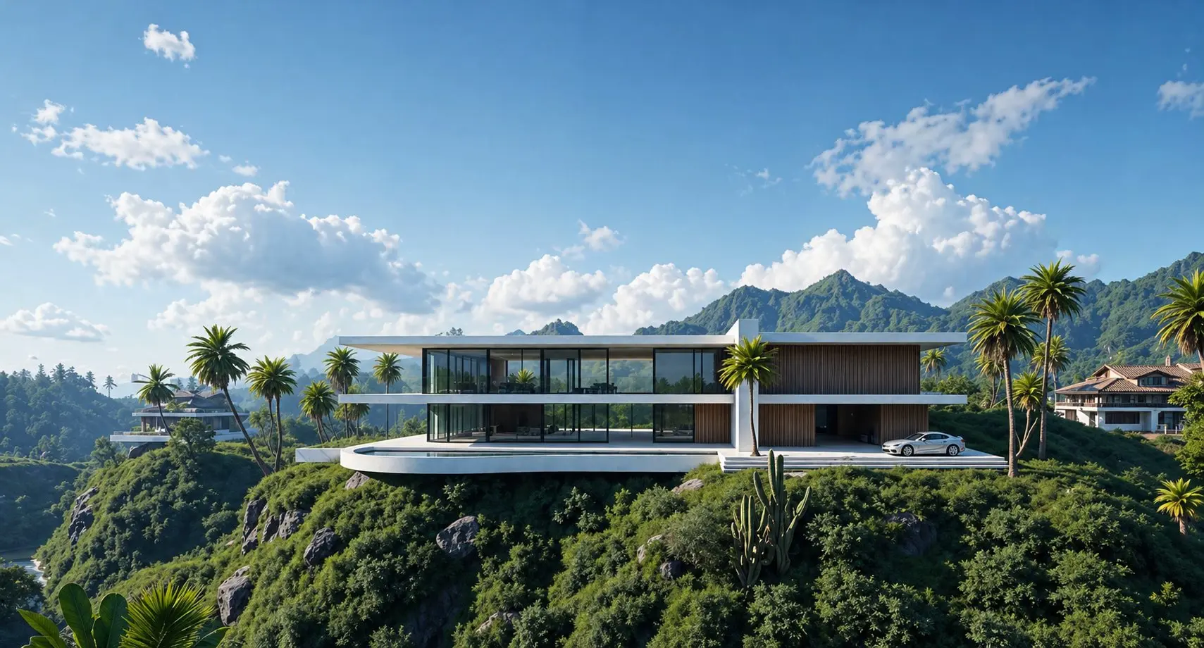 Ultra-luxury villa architectural design by Ganggaan