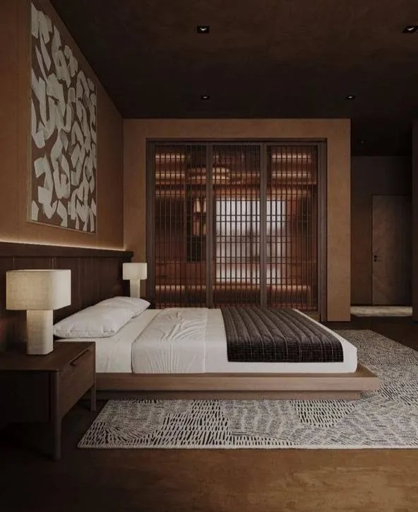 Aardrust Villa bedroom side view