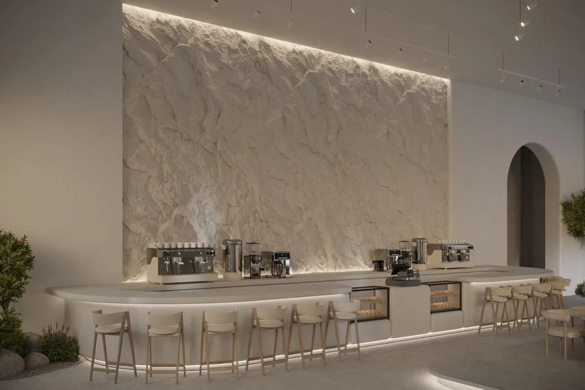 Saha Cafe bar area