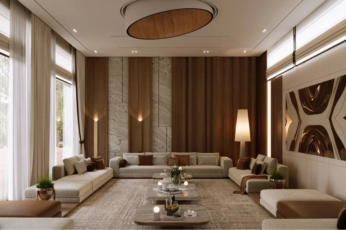 Luxury villa interior design by Ganggaan, Dubai
